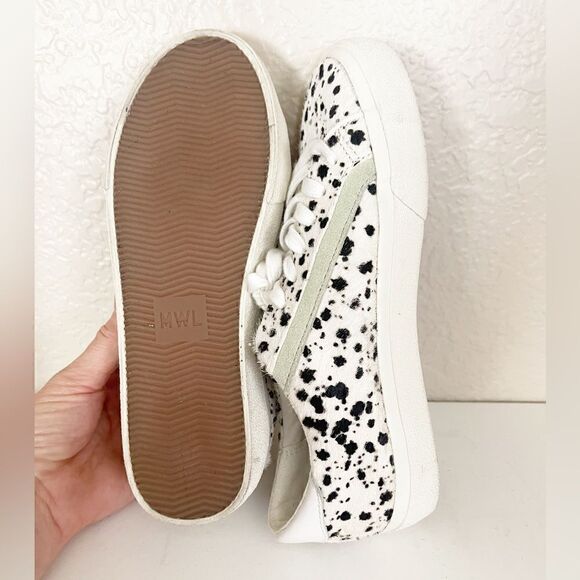 Madewell MWL Sidewalk Low Top Calf Leather Sneakers, 6.5 - Picture 9 of 11